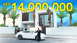 INSIDE THE 14 MILLION CUSTOM BUILT VILLA AT JUMEIRAH PARK DUBAI  PROPERTY VLOG80 [upl. by Airdnazxela]