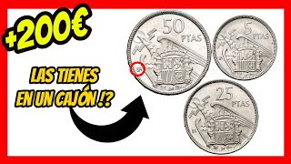 🚩 PESETAS VALIOSAS y RARAS de la serie BA  Monedas VALIOSAS 4  El Mundo de las Monedas [upl. by Nica]