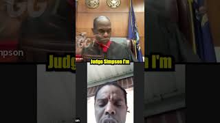 Man Tells Judge Simpson He Wants to be Famous Like Him [upl. by Rudie44]