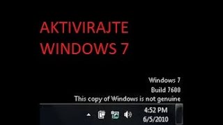 Aktivirajte windows 7  not activated  windows not genuine [upl. by Ahsilif60]