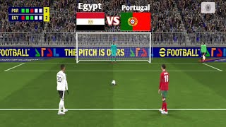 👉Portugal vs Egypt full penalty shootout  Portugal vs Egypt full Highlight⚽ [upl. by Baskett]