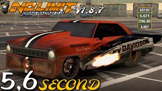 No Limit 2 Tune 56 Second Chevy II Nova 14 Mile Complete System Tuning [upl. by Tedda138]