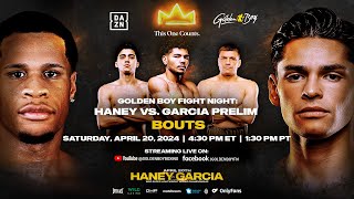 GOLDEN BOY FIGHT NIGHT HANEY VS GARCIA PRELIM BOUTS [upl. by Ereveneug]