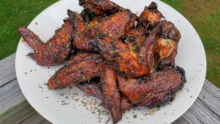 Jerk Chicken Wings On The Grill  Jerk Wing Recipe [upl. by Arikat229]