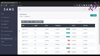 Simple Attendance Management System in Laravel with Source Code  CodeAstro [upl. by Direj478]