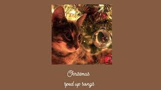 🎁Christmas sped up songs 🎄 [upl. by Goodrich]