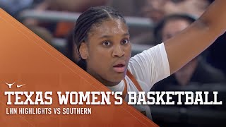 Texas Womens Basketball vs Southern University LHN Highlights Nov 8 2023 [upl. by Berthoud]