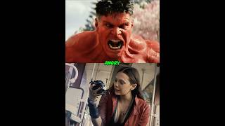 Red hulk is stronger than Green Hulk😱hulk redhulk avengers marvel mcu wanda shorts [upl. by Dorrahs]