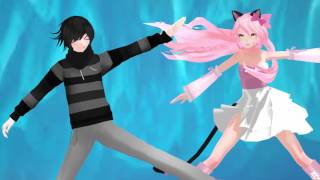 MMD x Aphmau I Luv It KawaiiChan and Zane [upl. by Larena]