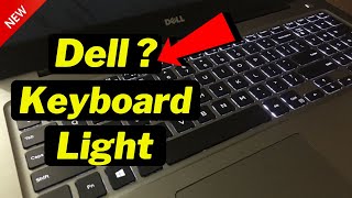 How to Turn On Keyboard Backlight On Dell  Enable Keyboard light  Easy [upl. by Ennasus]