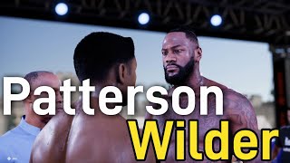 Using the Peekaboo style in Undisputed Early Access  Wilder vs Patterson [upl. by Nikaniki]