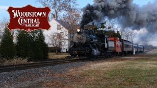 Woodstown Central 9 Santa Trains on the Salem Branch [upl. by Sherborn]