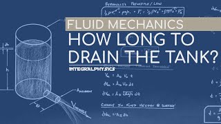Bernoullis Water Tank  How Long Will It Take to Drain [upl. by Thera]