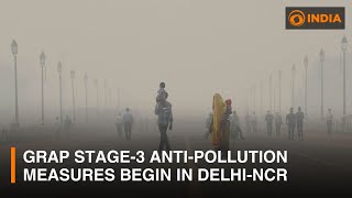 GRAP stage3 antipollution measures begin in DelhiNCR [upl. by Reisman409]