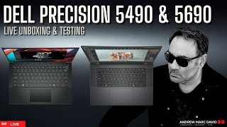 Dell Precision 5490 amp 5690  Live Unboxing amp Testing [upl. by Deppy]