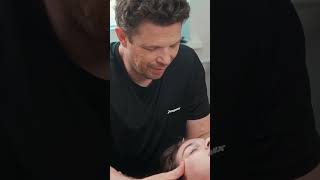 Neck cracking for student Lisa chiropractic [upl. by Ocin]