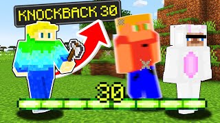 Minecraft Manhunt But XP Gives Me Knockback [upl. by Aenej]