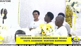 OMUKAMA RUHANGA OWOBUSOBOZI BISAKA VISITS MUNTEME BUKWENDA KIKKUBE DISTRICT [upl. by Hoskinson]