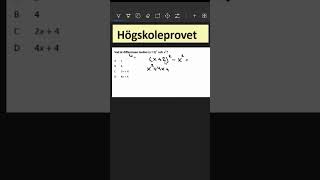 Högskoleprovet högskoleprovet enkelt tricks tips matematik matte utbildning enkelt studera [upl. by Pitt]