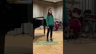 Alley Olley Wackso Children Song cover coversong by Julie recital shortvideo childrensongs [upl. by Kered40]