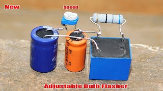 Adjustable 12v Bike Indicator Light Flasher  Super Effect Flasher [upl. by Crelin]