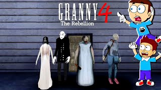 Granny 4  The Rebellion  Fan Made by FighterGamer  Shiva and Kanzo Gameplay [upl. by Sairtemed]