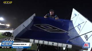 Empire Super Sprints  Weedsport Speedway AMain Highlights  7724 [upl. by Matazzoni223]