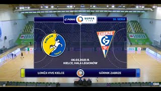 16 Seria Łomża Vive Kielce  Górnik Zabrze SKRÓT [upl. by Arracat231]