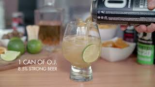 RECIPE The OJ Beergarita Cocktail [upl. by Esertal]