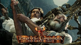 Swinging The Bone Cage  Funny Scene  PIRATES OF THE CARIBBEAN  DEAD MANS CHEST [upl. by Publea]