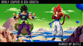 Dragon Ball Sparking ZERO  Broly Super amp SS4 Gogeta  Ranked DP Battle [upl. by Eintruok877]