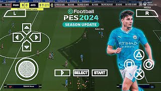 eFootball PES 2024 PPSSPP Download Mediafıre [upl. by Anyahc]