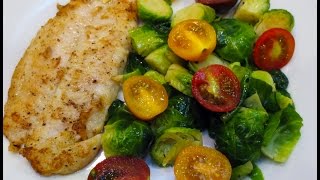 Garlicky Pan Seared FISH FILLET [upl. by Ystap]