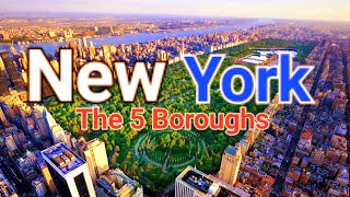 New York NYC tour in 10 minutes USA the Bronx Brooklyn Manhattan Queens and Staten Island [upl. by Suanne177]