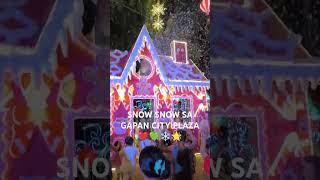 Snow Snow sa Gapan City Plaza MerryChristmas GapanCity [upl. by Adrell]