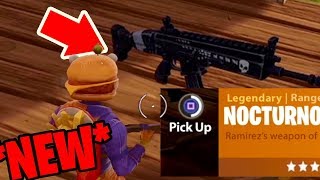 How to get the NOCTURNO in Fortnite Battle Royale NEW Easter egg in FORTNITE [upl. by Lynnett396]