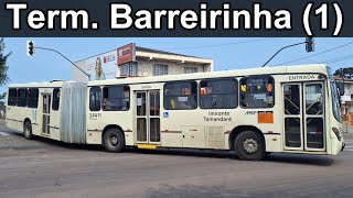 Barreirinha 1  Movimentação de Ônibus urbanos no terminal  região norte Curitiba  Paraná  URBS [upl. by Atews]