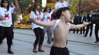 Gangnam Style Experience with Little Psy French KPop Fans in Seoul [upl. by Timothea]