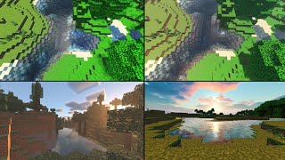 MCPE 119 TOP 4 SHADERS REALISTAS PARA MINECRAFT PE 118  ULTRA GRAPHICS [upl. by Haibot]