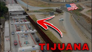 EL VIADUCTO ELEVADO DE TIJUANA Y TODO EL AVANCE QUE LLEVA LA OBRAEL MURO FRONTERIZO QUEDARA ABAJO [upl. by Nevetse]