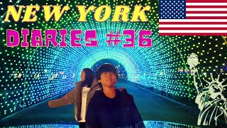 New York Diaries 36  Explore Westchesters Winter Wonderland The Ultimate Light Show Experience [upl. by Aikkin]