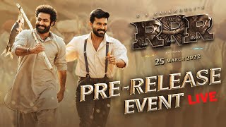 RRR Pre Release Event LIVE  NTR Ram Charan  SS Rajamouli  TV9 ET [upl. by Leahci]