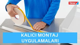 Çift Taraflı Montaj Bandı  tesa® Çift Taraflı PE Köpük Taşıyıcılı Bant  Kalıcı Montaj Uygulamaları [upl. by Ditter]