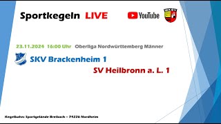 SKV Brackenheim 1  SV Heilbronn a L 1 Oberliga Nordwürtt Männer [upl. by Feinstein697]