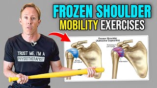 3 Frozen Shoulder Rehab Exercises [upl. by Ltney]