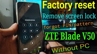 Factory reset ZTE Blade V50 8050 [upl. by Mcripley]