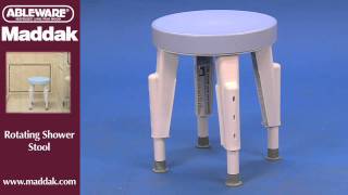 Rotating Shower Stool  Sit On It And Rotate [upl. by Kanal]