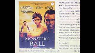 MONSTERS BALL MOVIEFormat DVDTO EXPLORE THE MOVIE PLEASE USE THE FOLLOWING [upl. by Nigem]