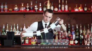 Danish Flair Bartender shows his set of Skills [upl. by Liba265]