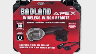 Badlands Apex Wireless Winch Remote Install [upl. by Leola]